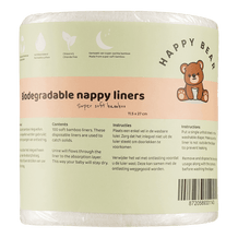 HappyBear Diapers Bamboe inlegvellen - 1 rol