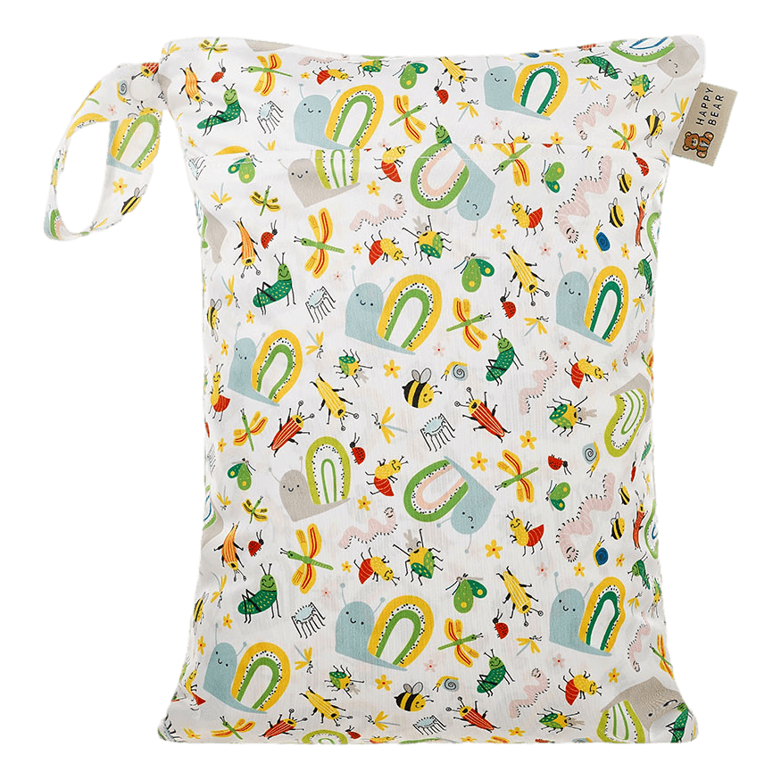 HappyBear Diapers Wetbag | Bugs
